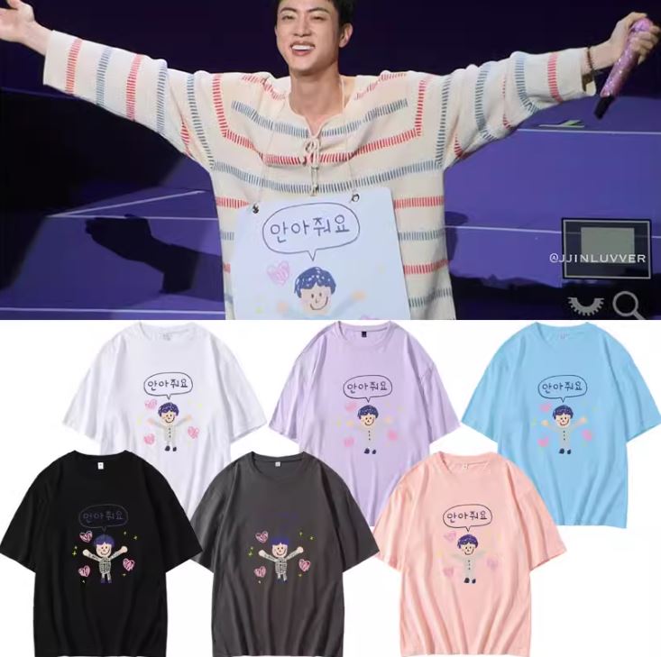 เสื้อยืด BTS : JIN BTS 2024 BTS FESTA