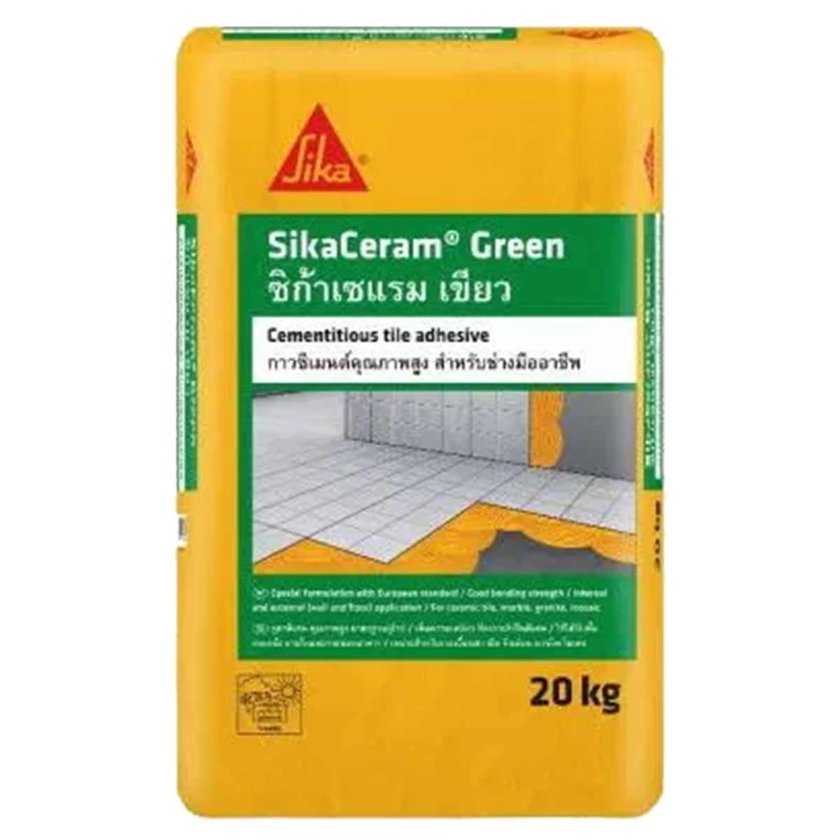 SIKA ซิก้าเซแรม เขียว 20กก.