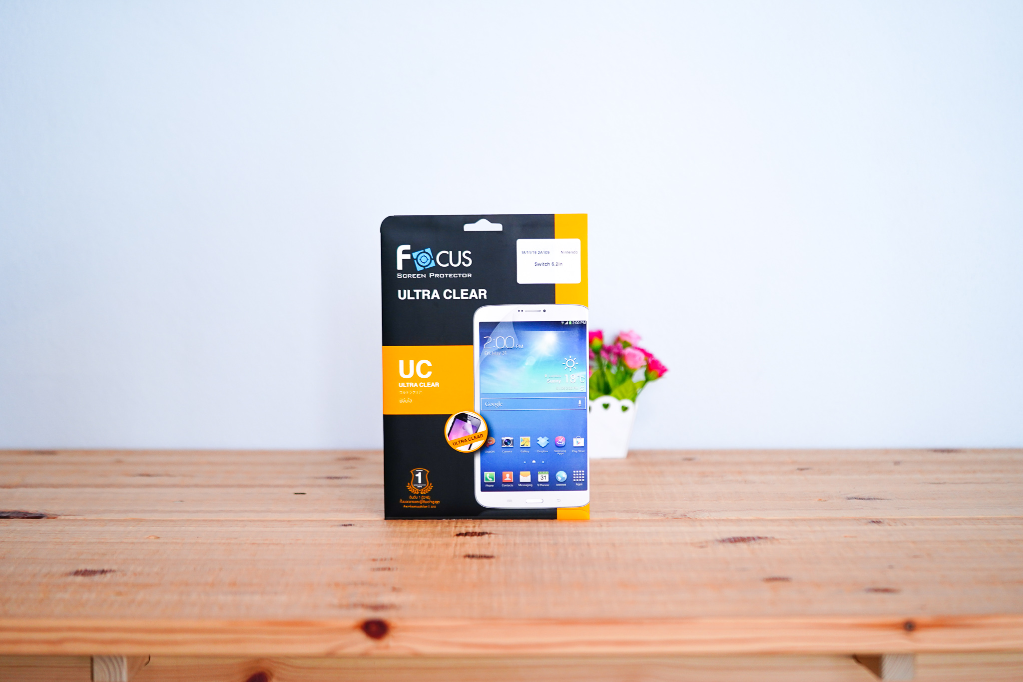 ฟิล์มNintendo Switch กันรอยหน้าจอ แบบใสและแบบด้าน ยี่ห้อFocus Nintendo Switch 6.2นิ้ว และOLED