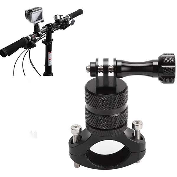GoPro Bicycle Mount Bike Motorcycle Holder ขาจับแฮนด์อลูมิเนียม หัวหมุนได้ 360 องศา Free Wrech