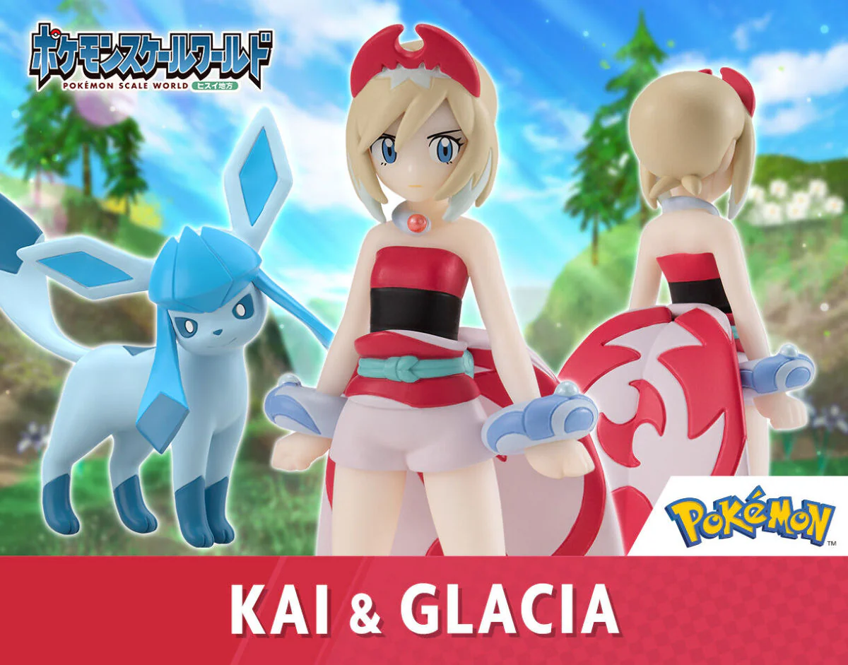 <Preorderภึง 4/8/2025>เปิดรับPreorder มัดจำ 100บาท POKÉMON SCALE WORLD HISUI REGION IRIDA & GLACEON W/O GUM