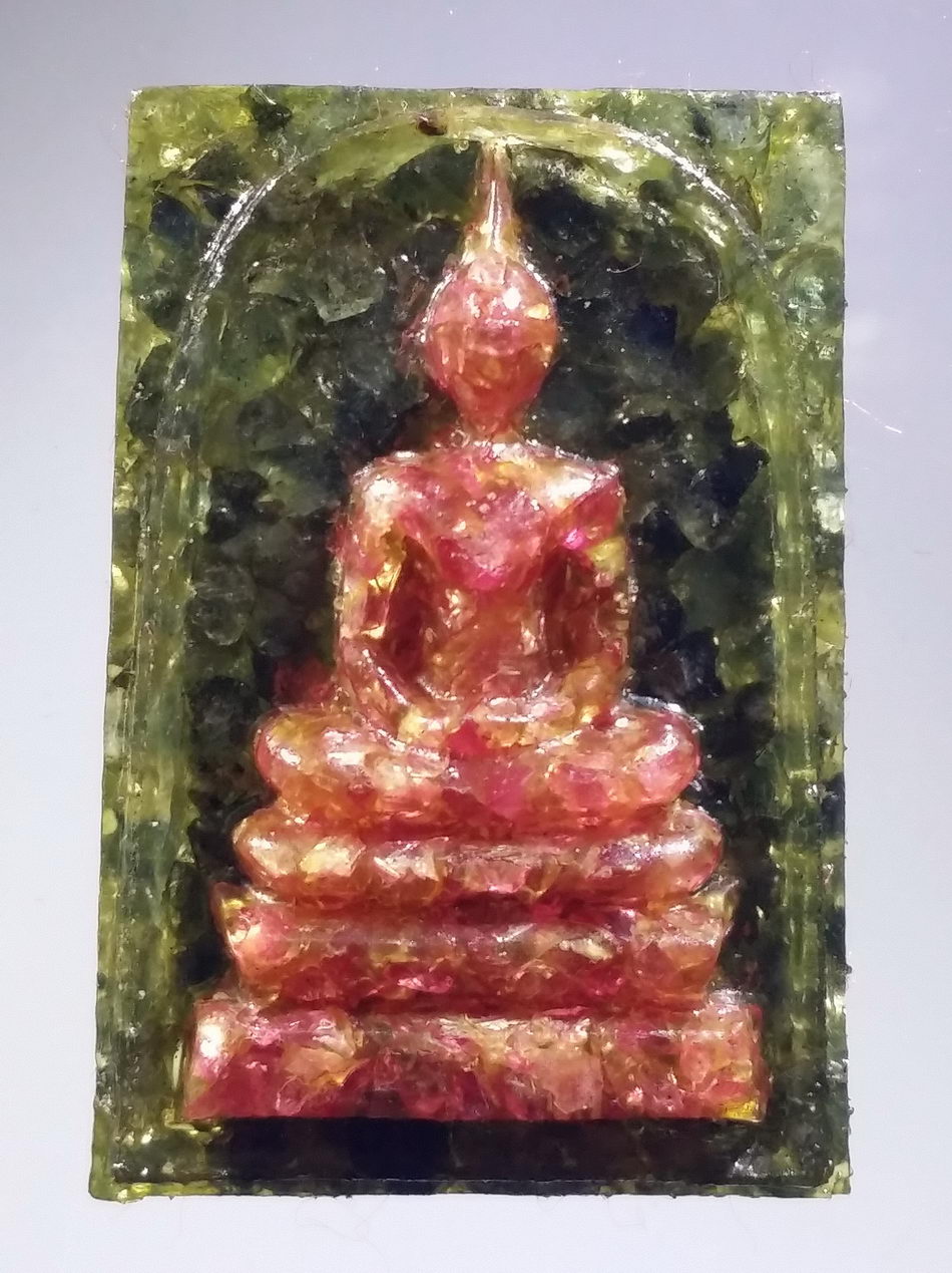 รหัสสินค้า พระมีกล่อง 3730 สมเด็จพลอย รุ่นสิงห์ 1 วัดอุดมศรัทธาราม สร้างปี 2537
