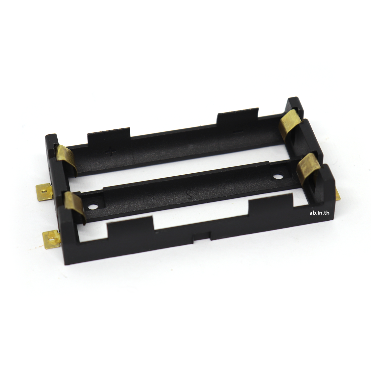 รางถ่าน 18650 2 ก้อนแบบ SMD บัดกรีติดแผ่นปริ๊น