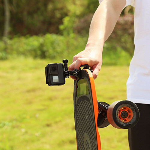 Telesin GoPro Surfskate Skateboard Stand Mount Holder Clip สำหรับ GoPro, Action Camera ล็อคแน่น ติดตั้งง่าย ได้มุมมองใหม