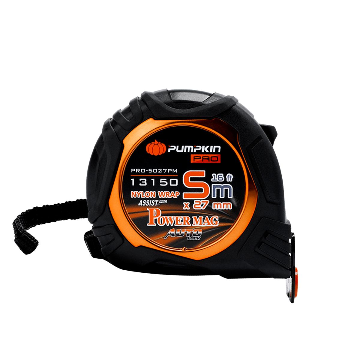 Pumpkin ตลับเมตรหน้ากว้างพิเศษ 5mx27mm PRO-5027PM [13150]