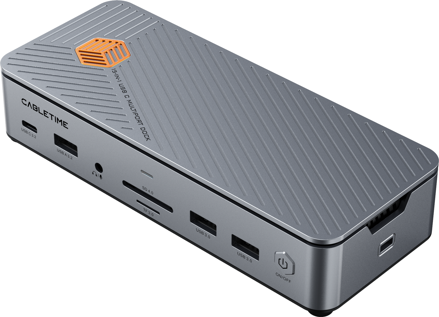 CABLETIME USB C 8K DOCKING STATION 14-in-1