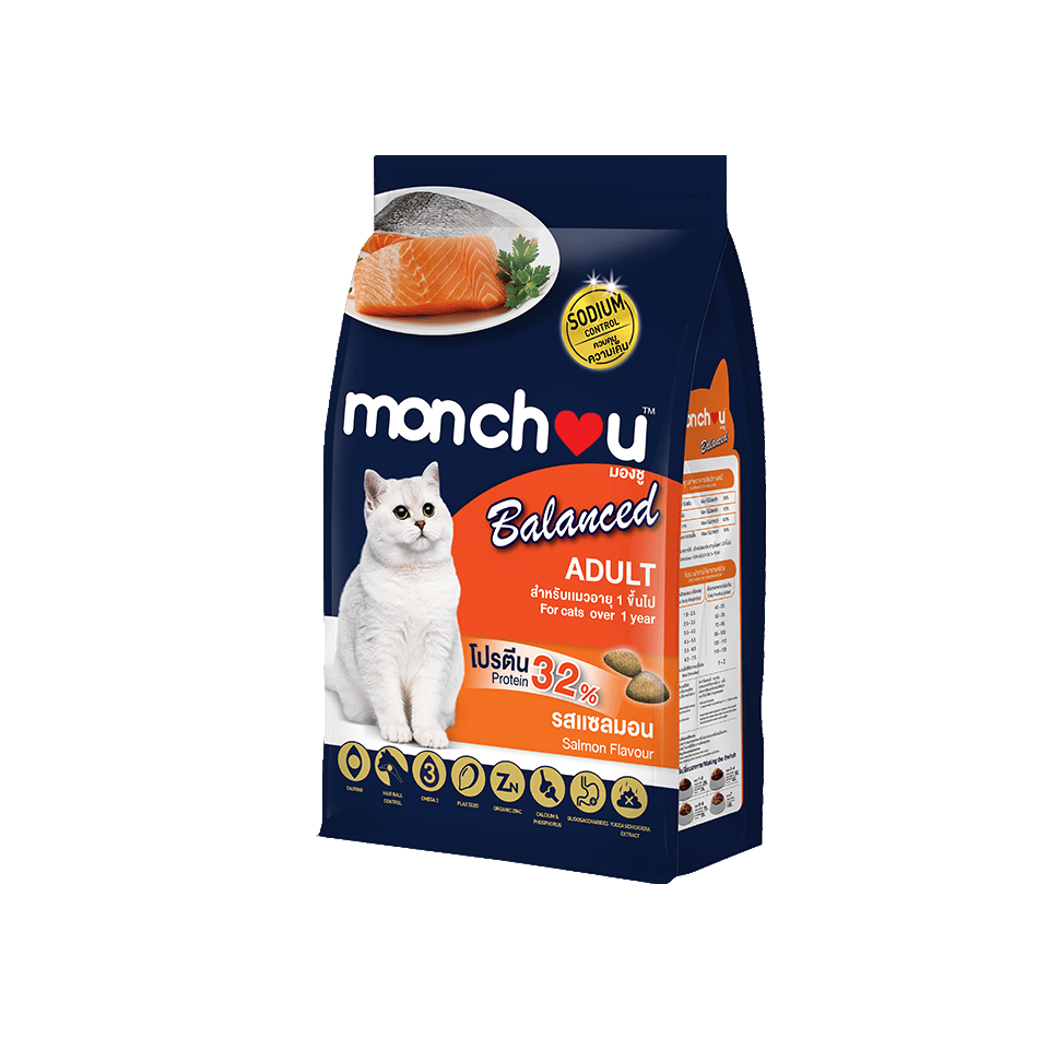 Monchou Balance ชนิดเม็ด บาลานซ์ ขนาด 2.6กก. (Kitten) / 2.7กก. (Adult)