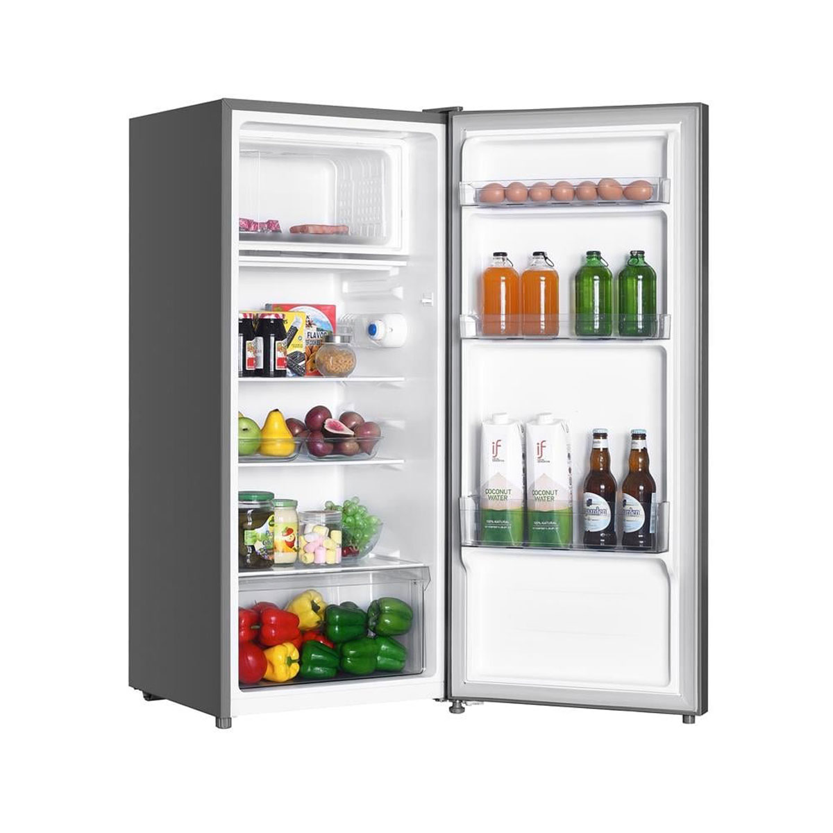 SHARP ตู้เย็น 1 ประตู 5.4Q สีเทา [SJ-F15ST-dk]