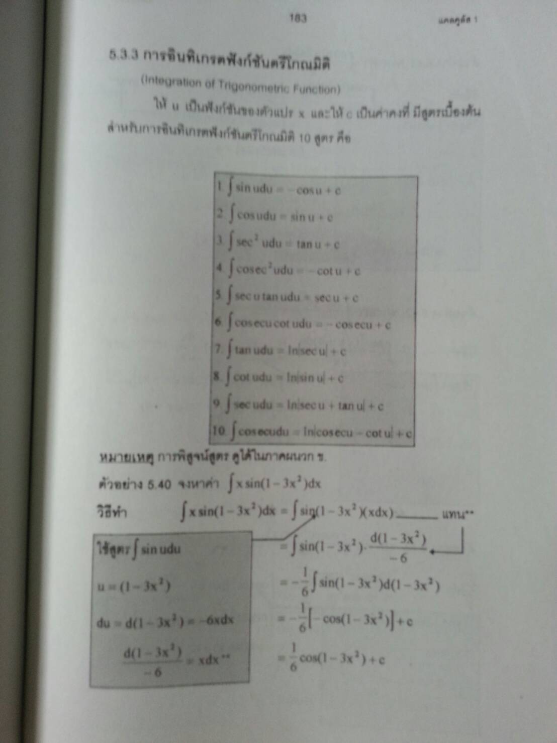 แคลคูลัสเบื้องต้น (Basic Calculus ) สนพ.ศูนย์ส่งเสริมวิชาการ, ศสว โดย รศ.ดร.มนัส ประสงค์