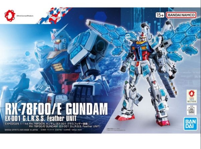 <Preorder ปิดรับวันที่ 27/11/2025> 🔔เปิดรับPreorder ไม่ต้ดงมัดจำครับ 1/144 RX-78F00/E GUNDAM （EX-001 G.L.R.S.S. Feather UNIT）
