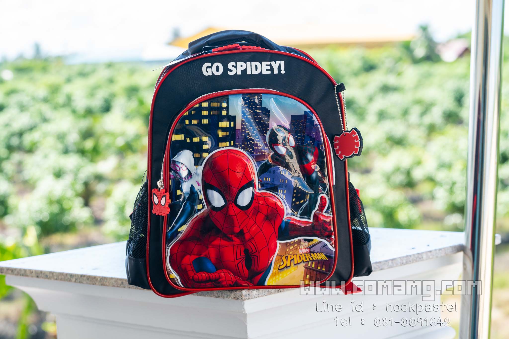 กระเป๋าสะพายหลังสไปรเดอร์แมน 12/13/14 นิ้ว (Spider-man) ลิขสิทธิ์แท้