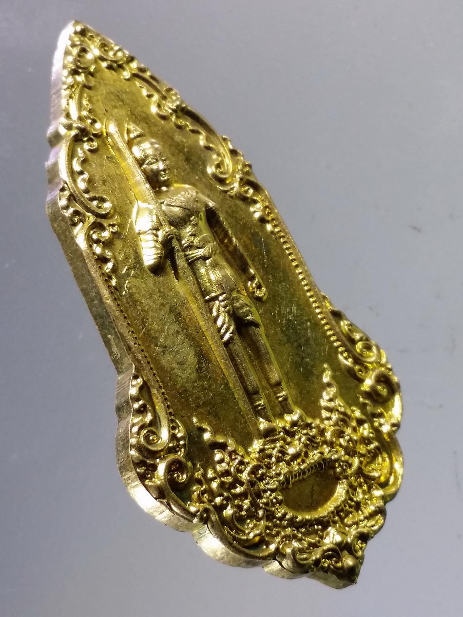 Antig Pim 431 เหรียญทองทิพย์ เจ้าพ่อพระวอไม้ขนุนทอง วัดไทยสามัคคี สร้างปี 2563