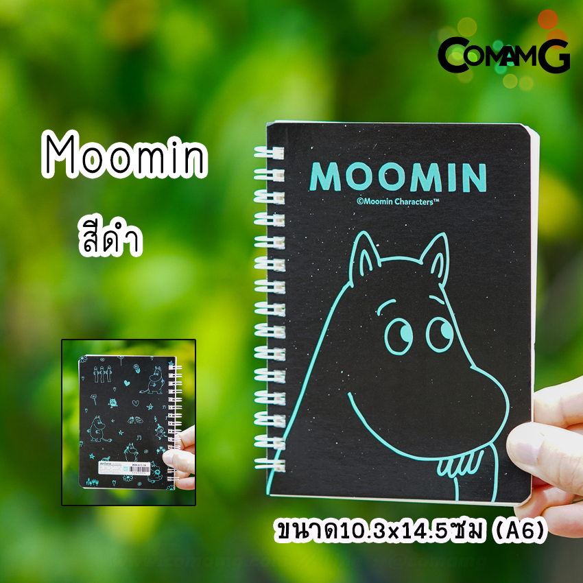 สมุดโน๊ต ขนาดA6 (10.3x14.5CM) สมุดริมลวด บันทึก ลายการ์ตูนลิขสิทธิ์แท้ พร้อมส่ง