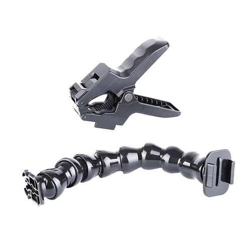 GoPro Jaws Flex Clamp Mount Adjustable Goose Neck Mount ขาจับกล้องโกโปร ขาจับกล้อง for GoPro / SJCAM / Xiaomi / Insta360
