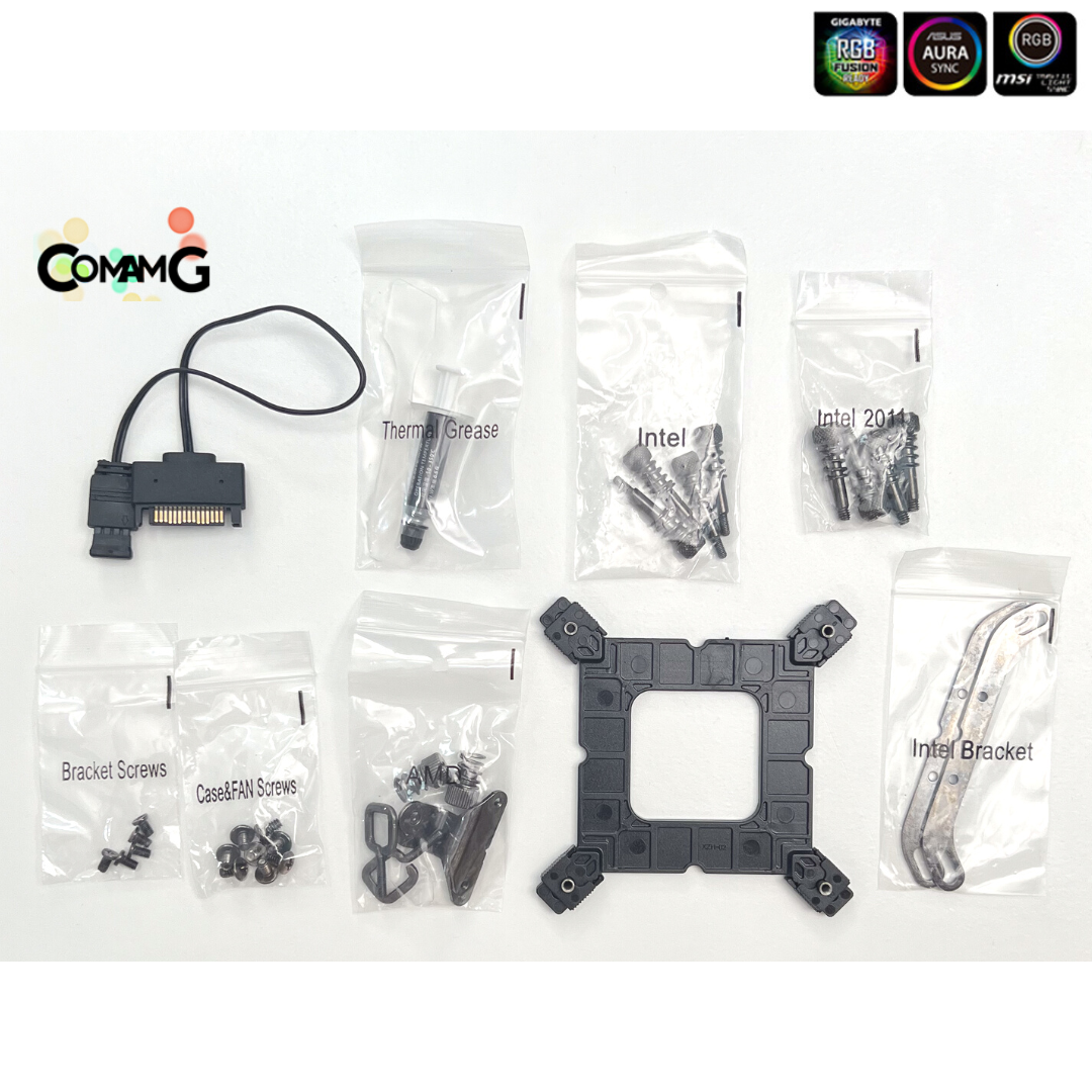 Tsunami ชุดน้ำปิด 2ตอน 240MM Coolman CLA-240 Water RGB สินค้าใหม่ รับประกัน 1ปี