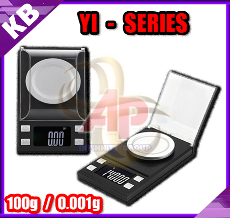 เครื่องชั่งทศนิยม 3 ตำแหน่ง เครื่องชั่งพกพา Digital 100g x 0.001g เหมาะสำหรับ ชั่งเพชร ทอง พลอย ฯลฯ YI-103