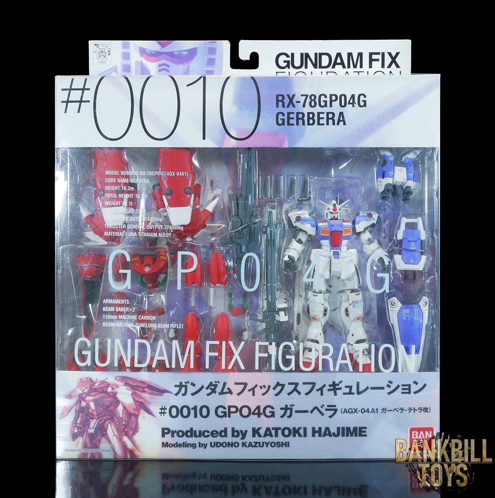 กันดั้ม Bandai G.F.F. GFF Gundam Fix Figuration #0010 RX-78GP04G Gerbera [AGX-04A1 Gerbera Tetra Custom]