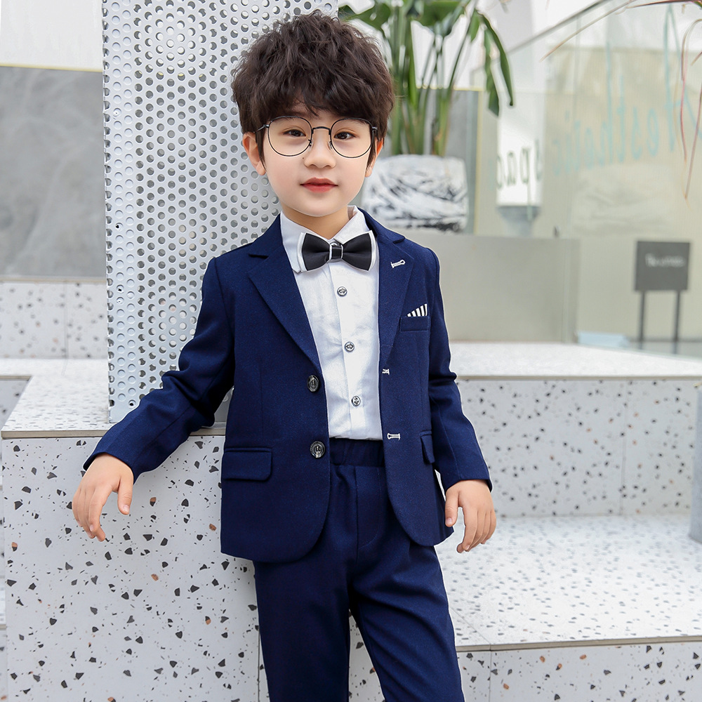 Bset0122- ชุดออกงานเด็กชาย ชุดสูทเด็กชายทรงสวย เนื้อผ้าสวยใส่สบาย เทห์มีสไตล์ ขนาดชุด +ดูเพิ่ม ในรายละเอียด
