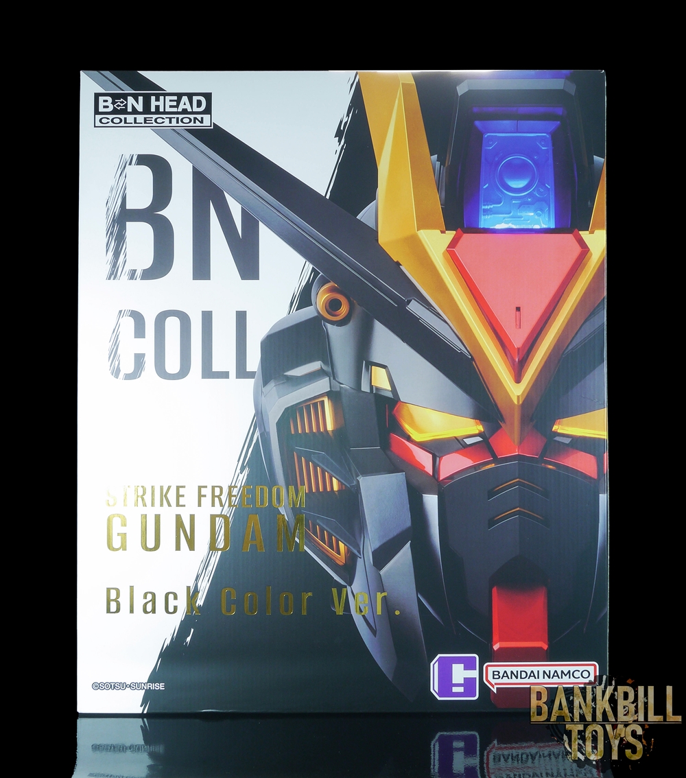 กันดั้ม Bandai Namco Top Toy Store Pre-Sale Limited BN Head Collection ZGMF-X20A Strike Freedom Gundam Black Color Ver. [Box Number : 386]