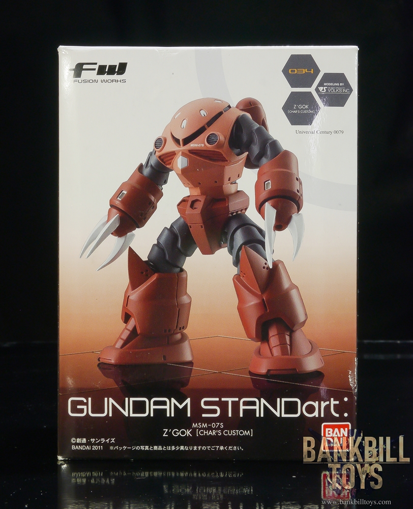 กันดั้ม Bandai Candy Toy FW Gundam STANDart: 9 No.034 MSM-07S Z'Gok [Char Aznable's Custom]