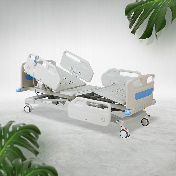เตียงผู้ป่วยปรับไฟฟ้า 4 ฟังก์ชั่น (ราวปีกนก) มีแบตเตอรี่สำรองไฟฟ้าในตัว + แถมพิเศษ ฟูกที่นอน 4 ตอน + ชุดผ้าปูที่นอน ปลอกหมอน + ผ้ายางกันเปื้อน
