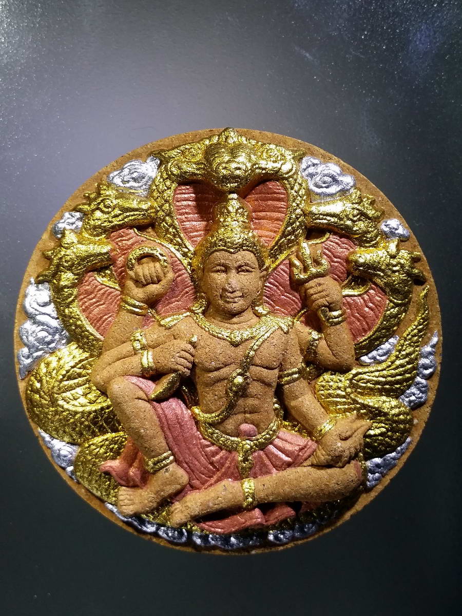 รหัสสินค้า พระมีกล่อง 434 พระเทวราชโพธิสัตว์จตุคามรามเทพ รุ่นมหากุศล สร้างปี 2549