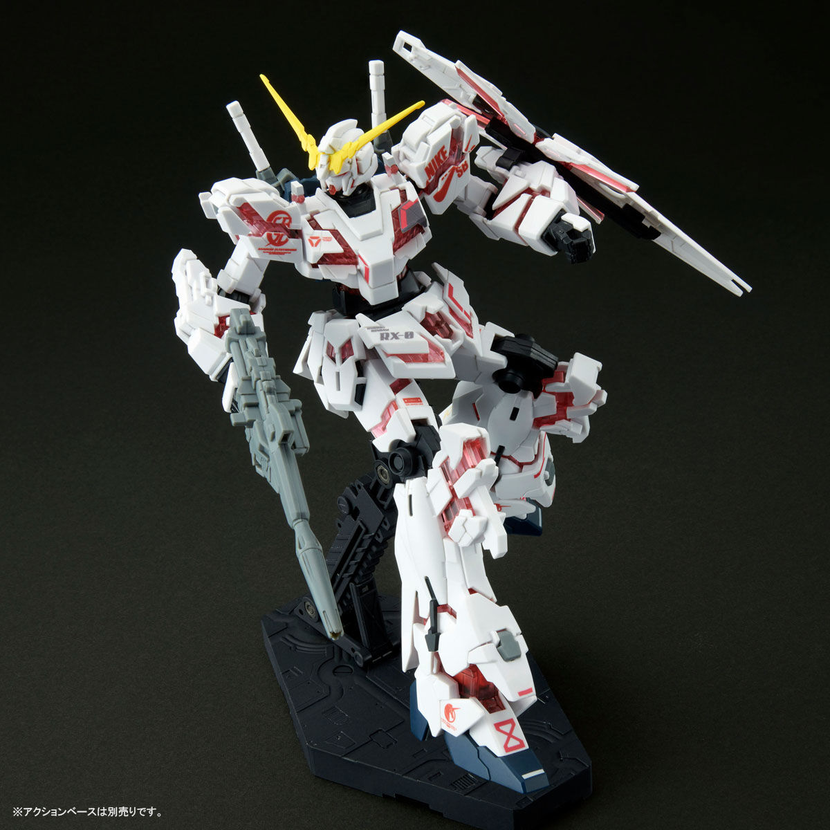 กันดั้ม Bandai Spirits Gunpla Premium Bandai Hobby Online Shop Limited HGUC 1/144 RX-0 Unicorn Gundam [Destroy Mode] Ver.NIKE SB