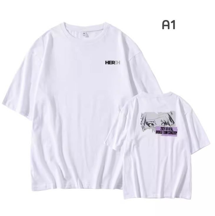 เสื้อยืด IU : 2024 IU HEREH WORLD TOUR CONCERT
