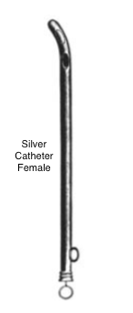Silver Catheter Female