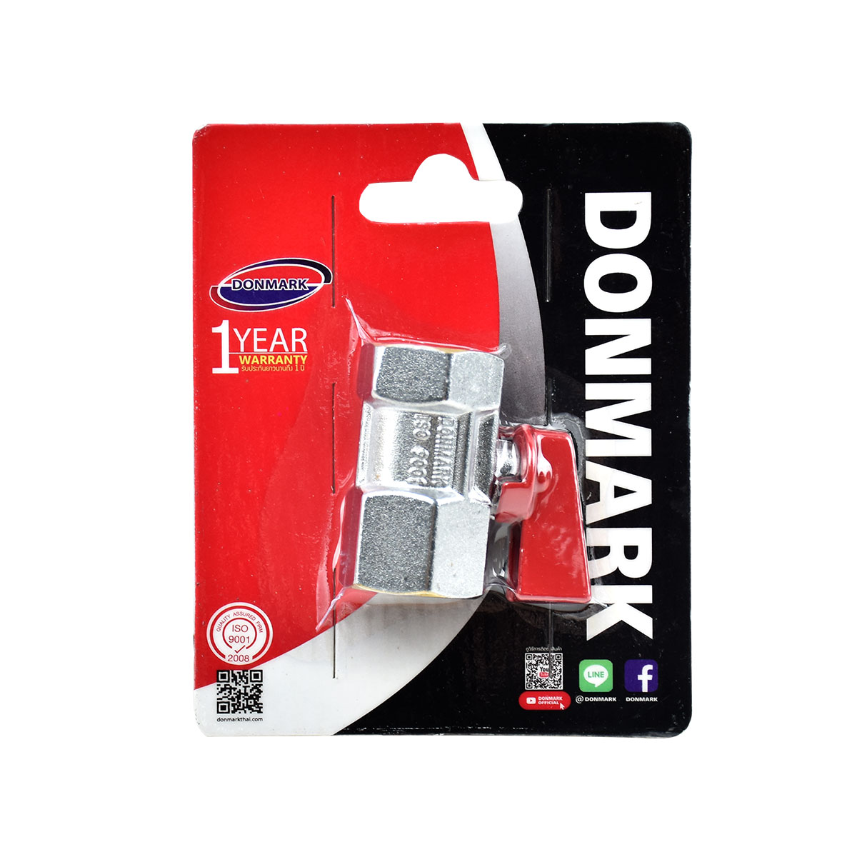 DONMARK มินิบอลล์วาล์วทองเหลือง F/F 1/2" MC-223