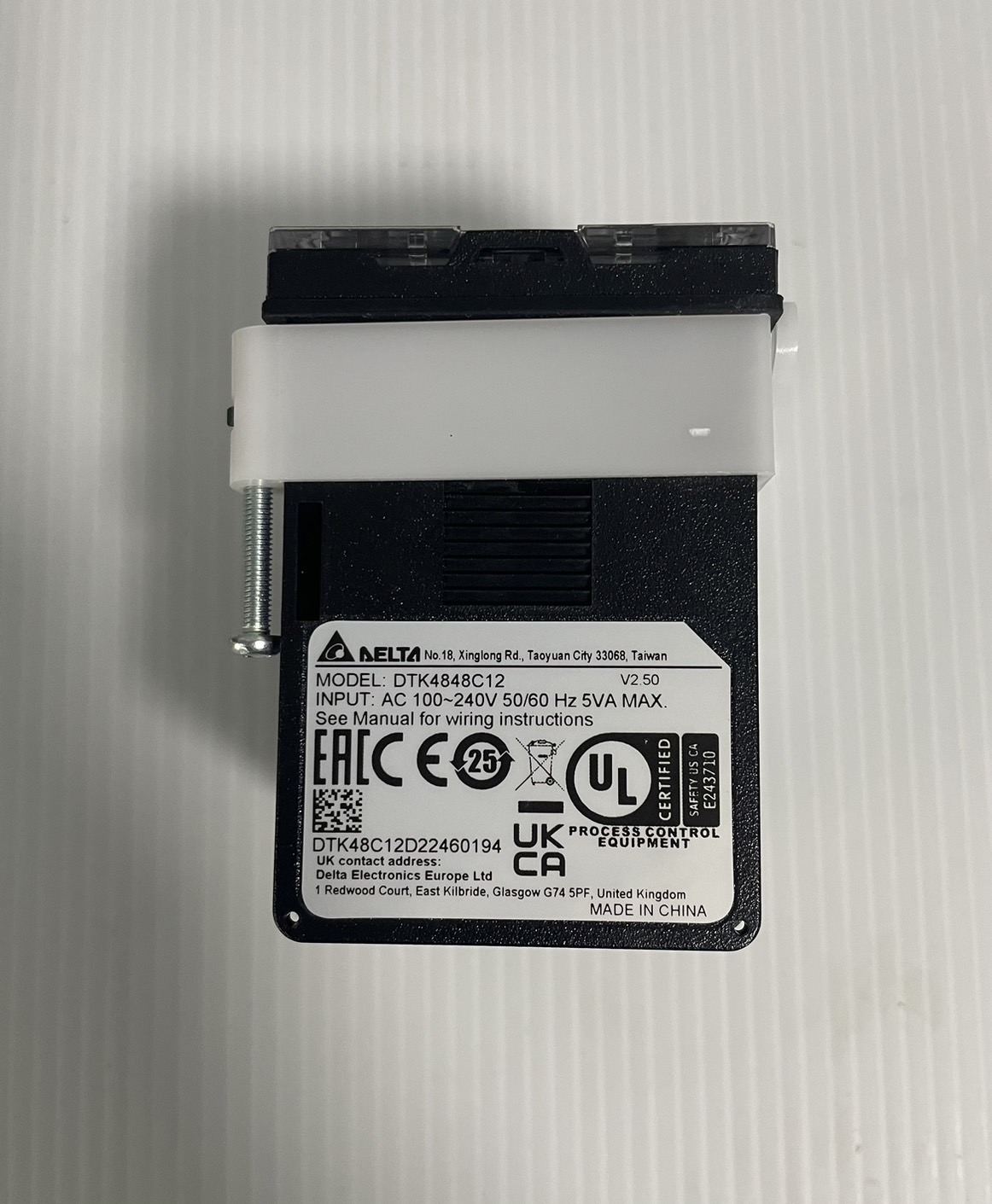 Delta Temperature Controller DTK4848C12 (DC current 4 ~ 20 mA)