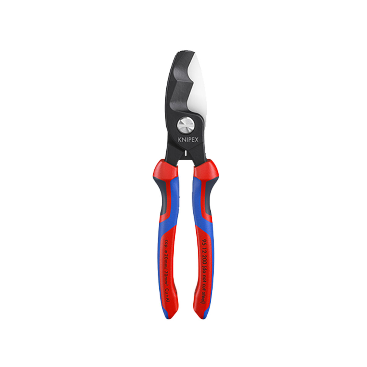 KNIPEX กรรไกรสำหรับสายไฟหรือสายเคเบิ้ล (200mm.) NO.95 12 200