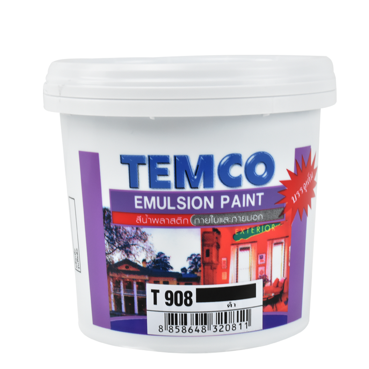 TEMCO แม่สีน้ำ ขนาดกระป๋อง1/4 T908