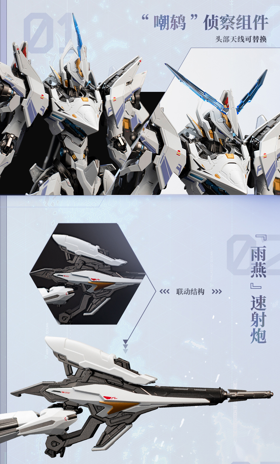 [Moshow Toys x MECHA BREAK] MB 1/100 UBP-R02T Break Striker Model : FALCON
