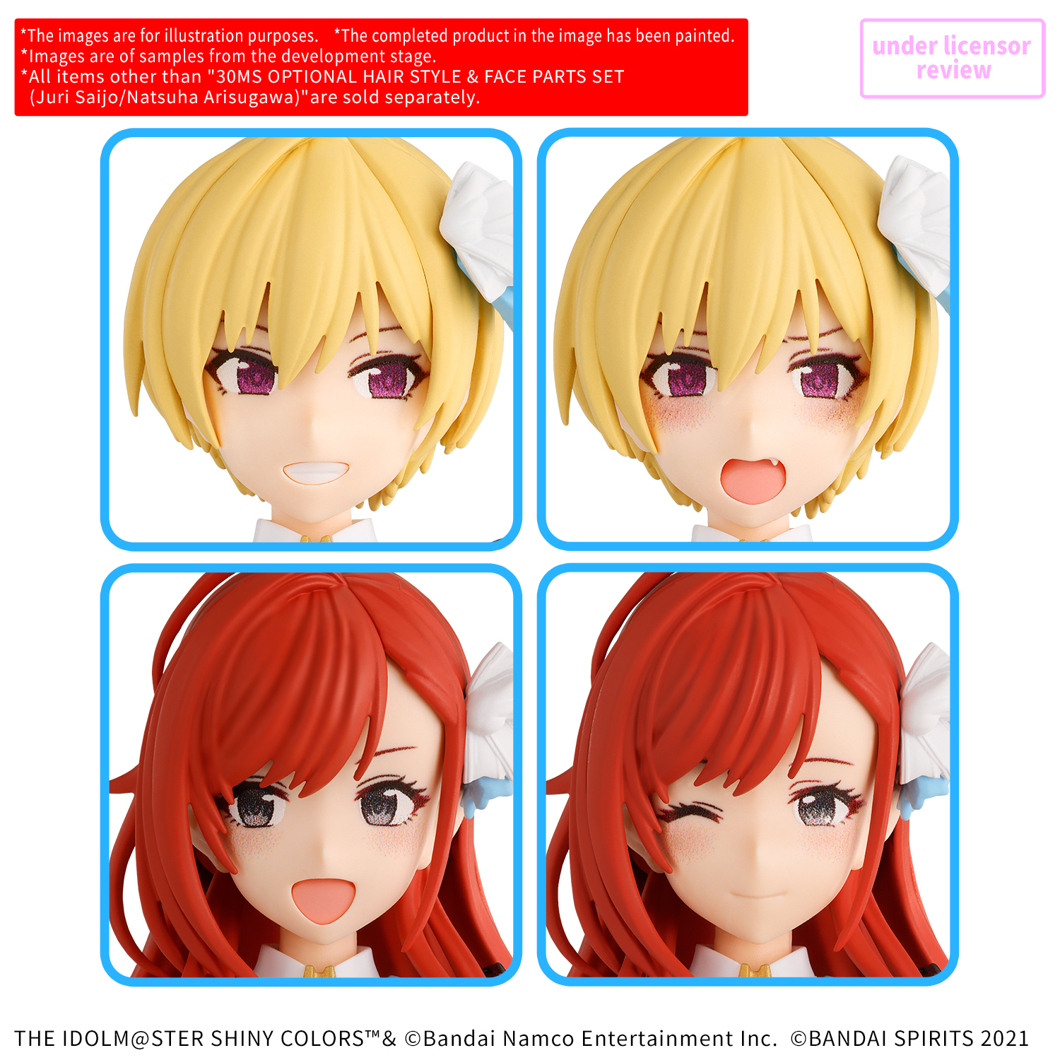 <Preorder ปิดรับวันที่ ยังไม่ระบุ > 🔔เปิดรับPreorder ไม่ต้ดงมัดจำครับ 30MS OPTION HAIR STYLE & FACE PARTS SET (JURI SAIJO/NATSUHA ARISUGAWA)