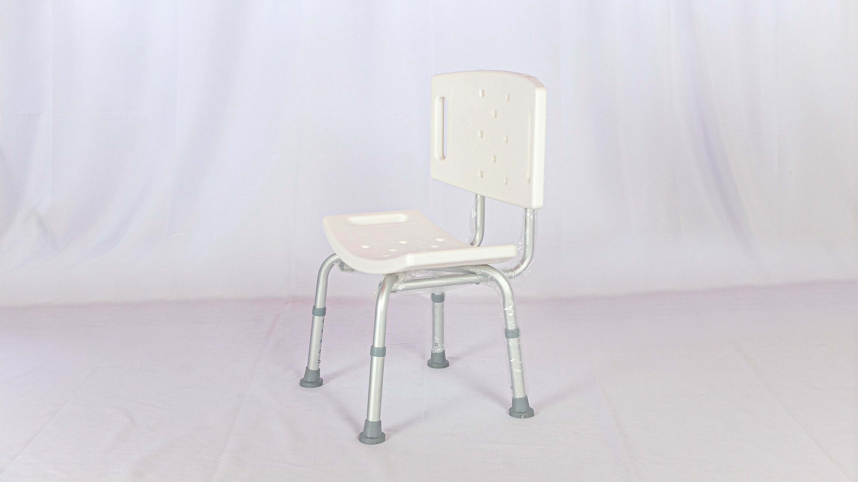 PS 133 เก้าอี้นั่งอาบน้ำ อลูมิเนียม แบบมีพนักพิง