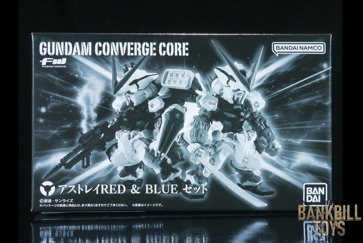 กันดั้ม Bandai Premium Bandai Candy Toy Online Shop Limited FW Gundam Converge Core Astray Red & Blue Set