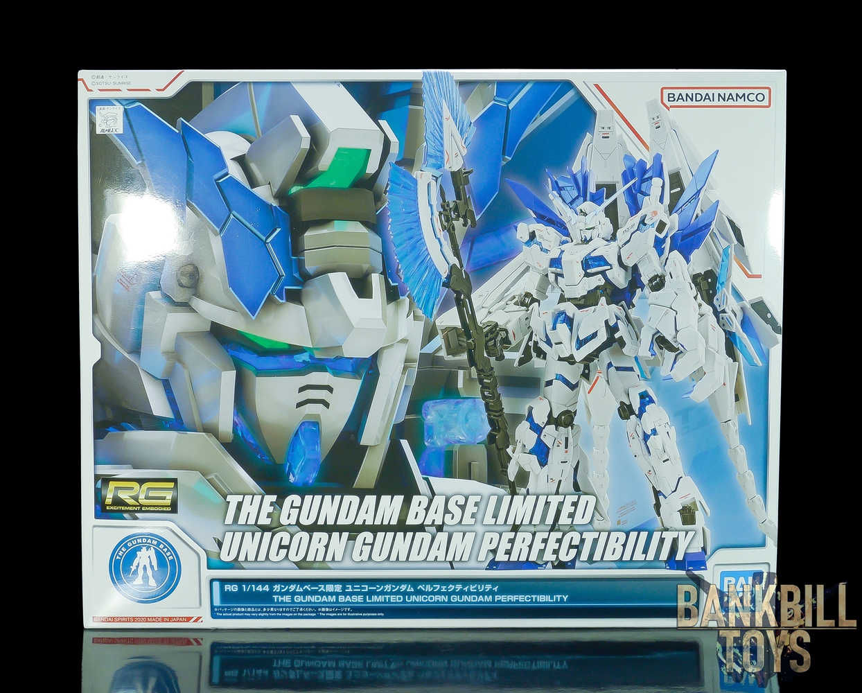กันดั้ม Bandai Spirits Gunpla The Gundam Base Limited RG 1/144 RX-0 Unicorn Gundam Perfectibility
