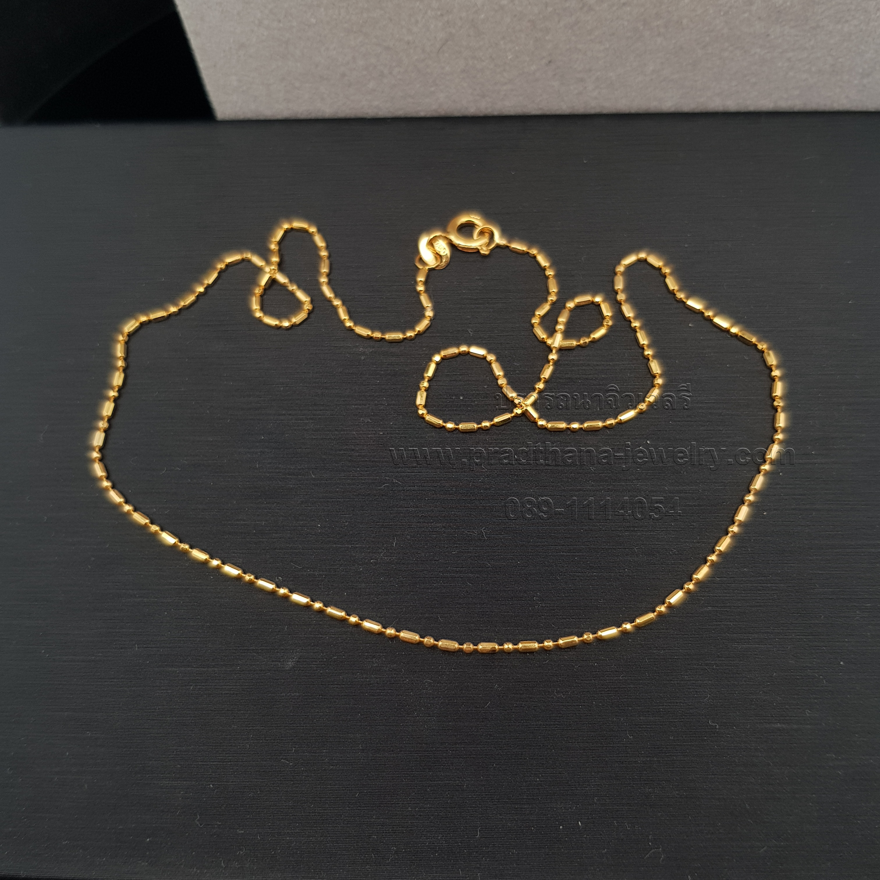 สร้อยคอลายไข่ปลาสั้นยาว **ขายแล้ว**