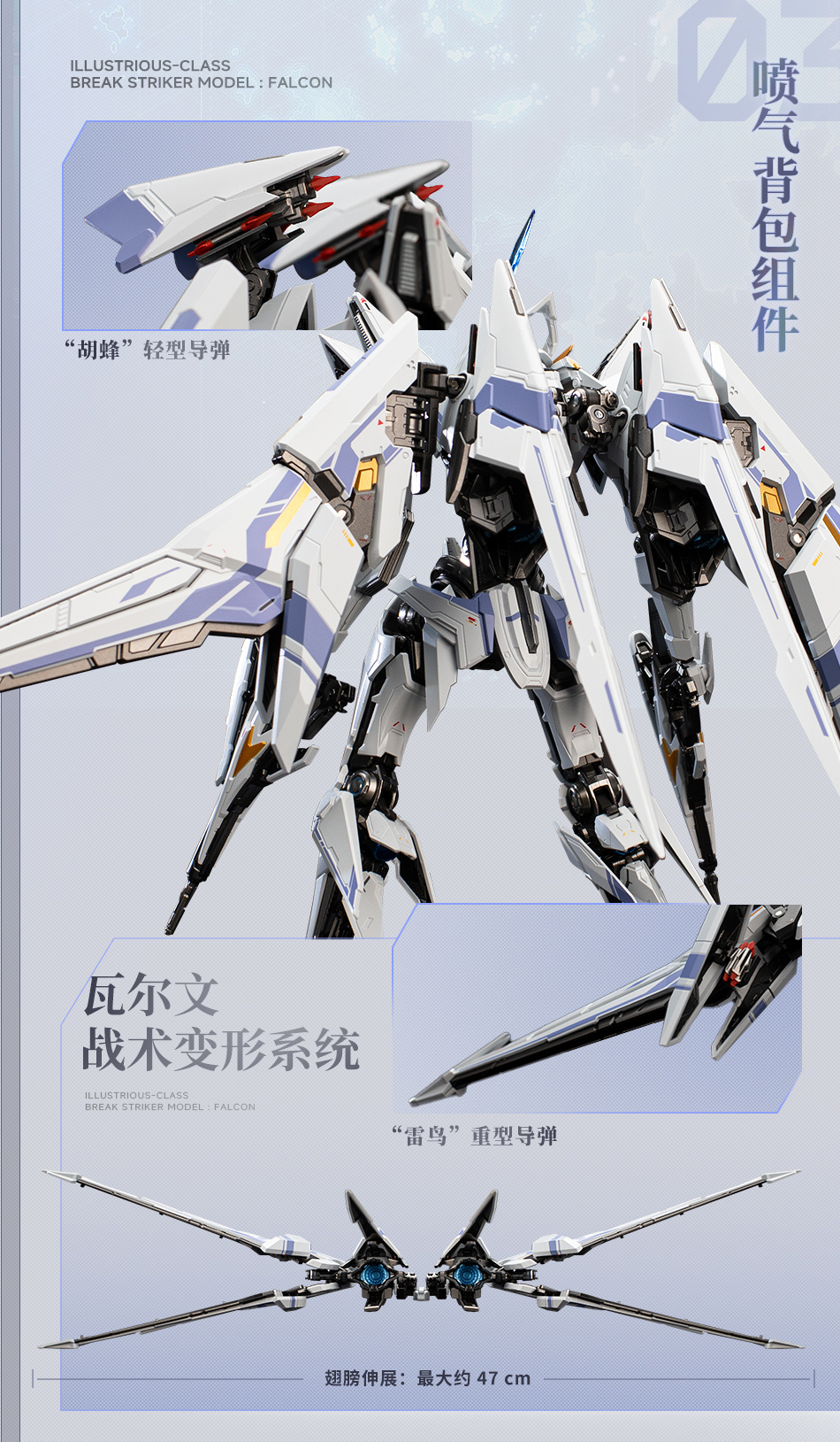 [Moshow Toys x MECHA BREAK] MB 1/100 UBP-R02T Break Striker Model : FALCON