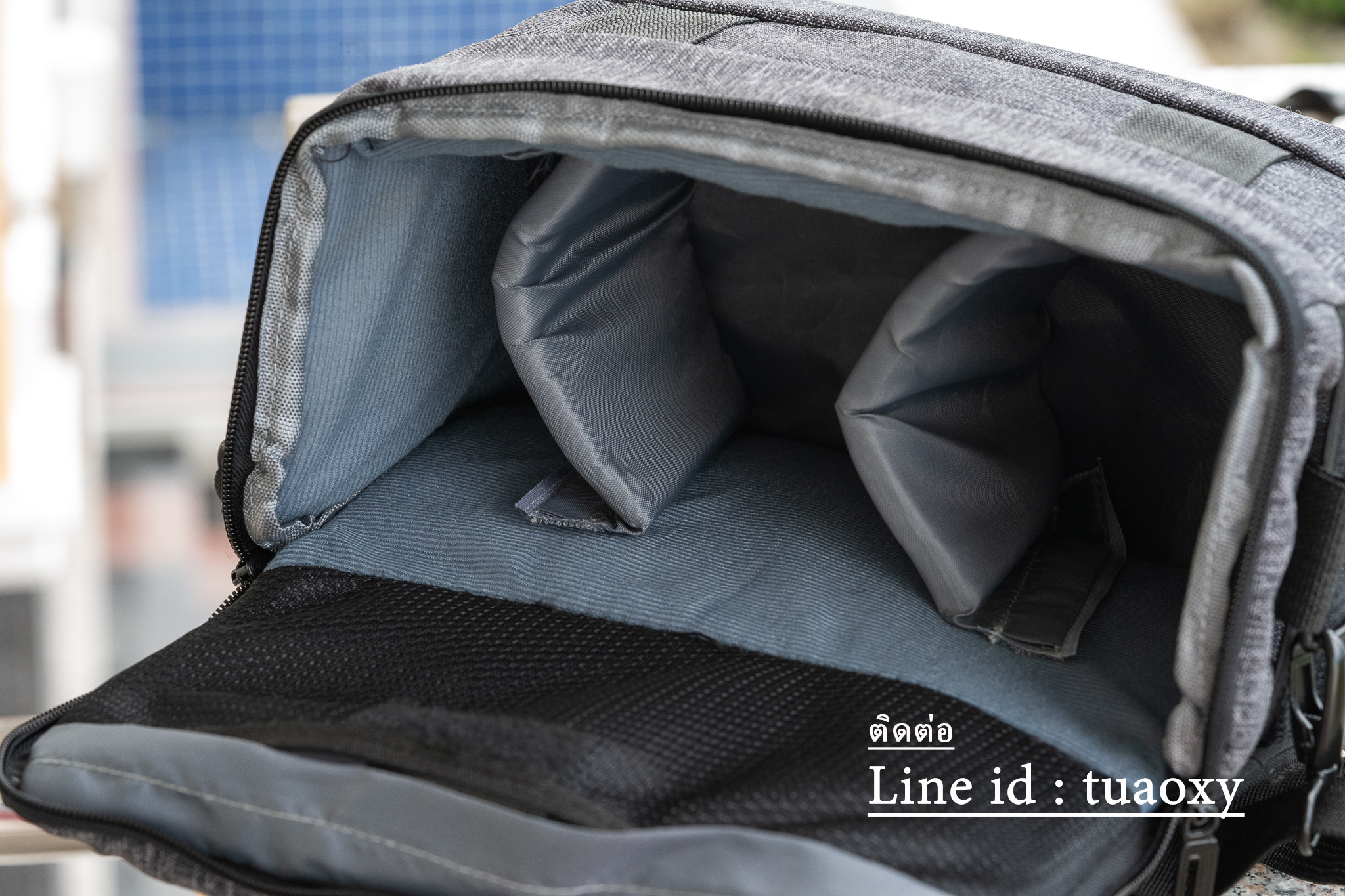 กระเป๋าสะพายไหล่ ใส่กล้องดิจิตอล ผ้าไนล่อน