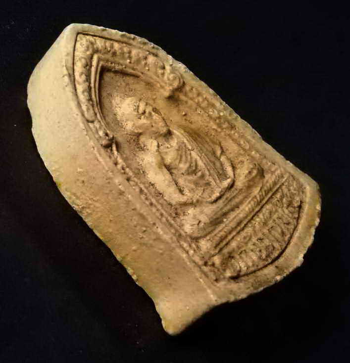 รหัสสินค้า พระเนื้อดิน เนื้อผง เนื้อว่าน 496 พระผงรูปเหมือนหลวงพ่อเกษม เขมโก ที่ระลึกสร้างอุโบสถ วัดบ้านฟ่อน จังหวัดลำปาง