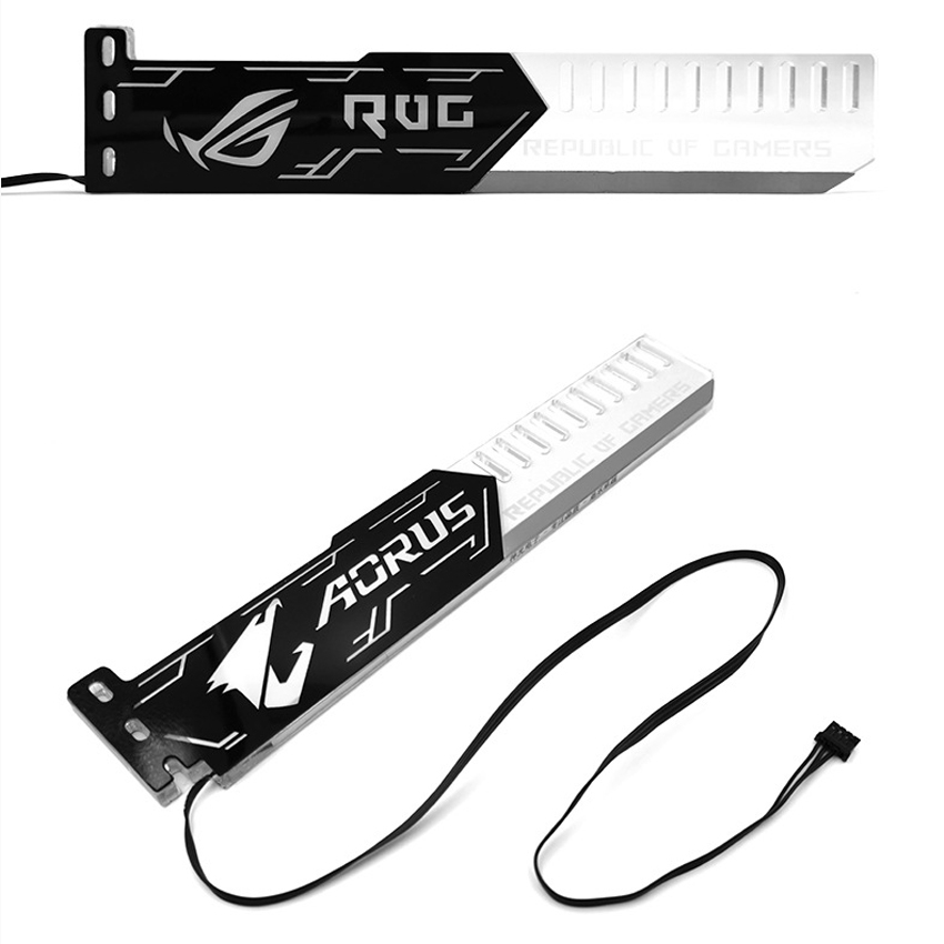 ที่ค้ำการ์ดจอ อคริลิค ลาย Aorus ยี่ห้อ coolmoon