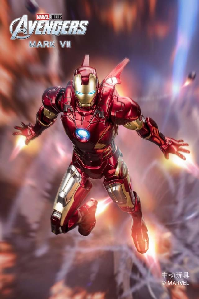 [ZHONGDONG] (ZD) 1/10 Iron Man MK VII Action Figure (เฉพาะตัวหุ่น)