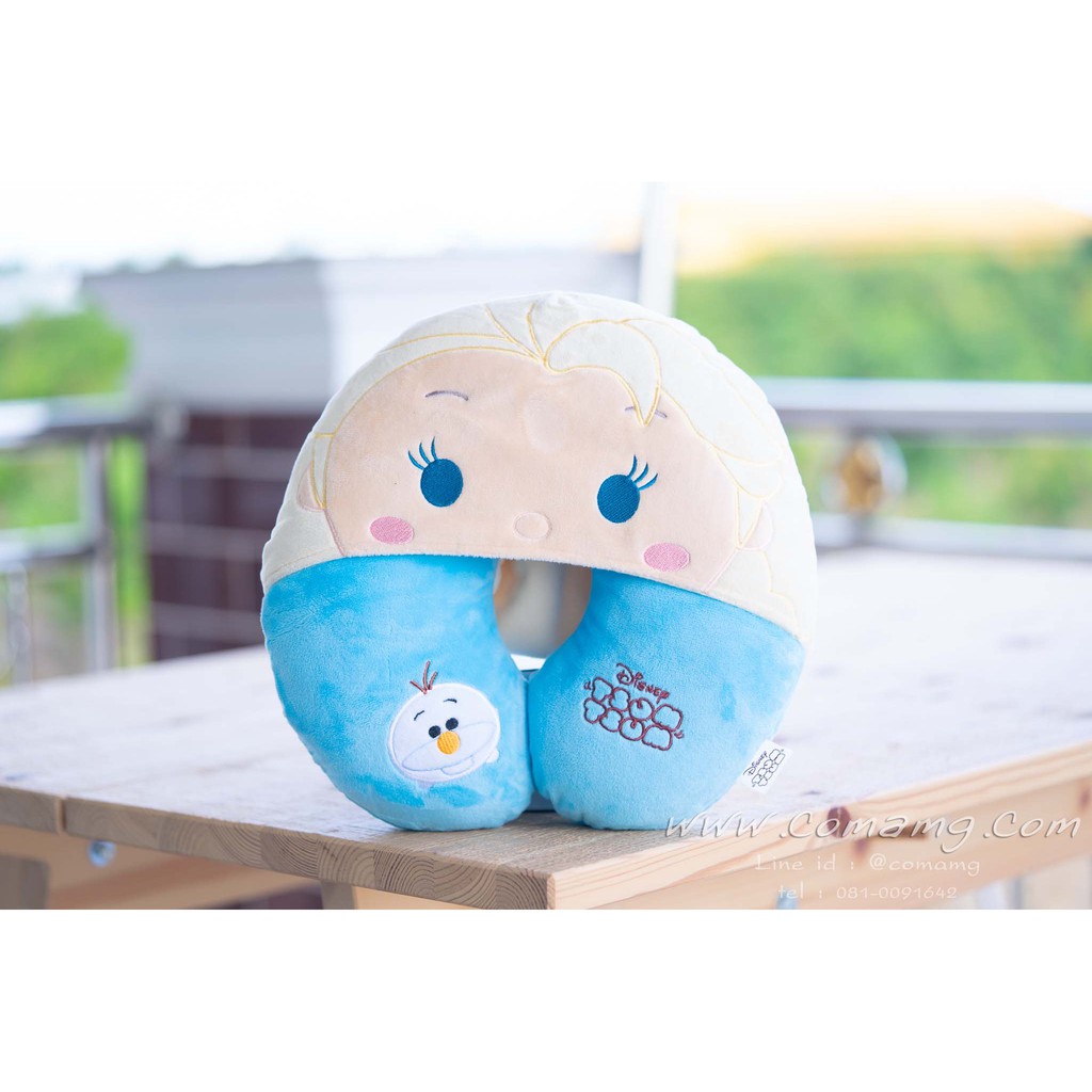 หมอนรองคอมีหมวก เอลซ่า&อันนา (ในเรื่องFrozen )