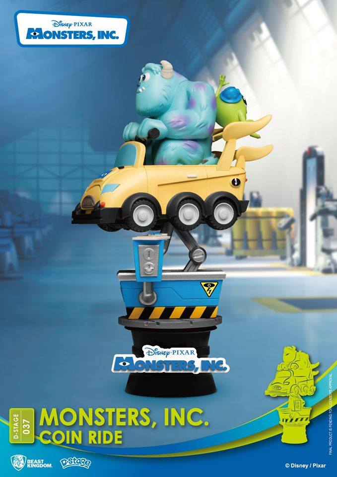 เปิดรับPreorder มีค่ามัดจำ 300 บาท Beast Kingdom~Diorama Stage-037-Monsters, Inc. Coin Ride(d-stage)