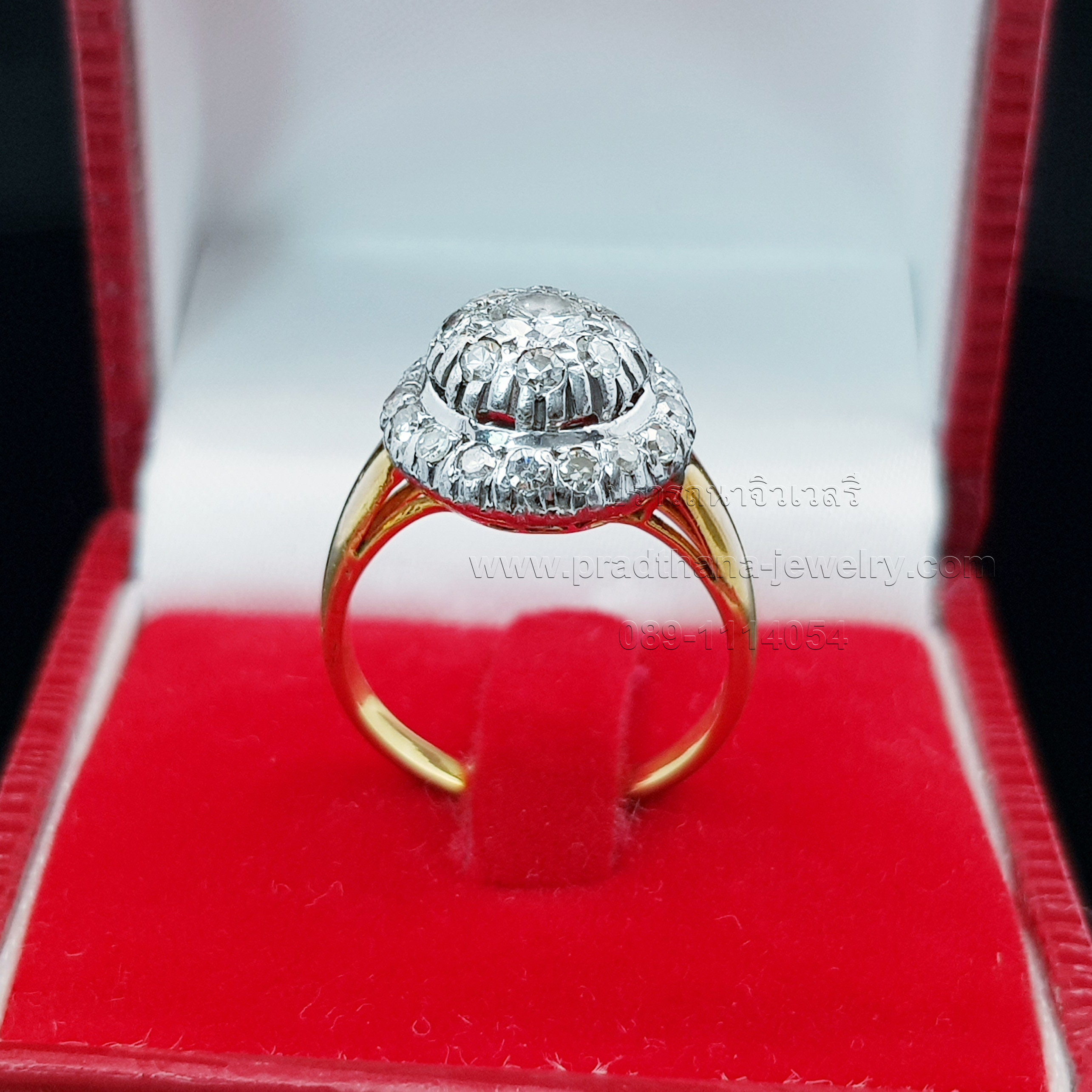 แหวนโบราณบัวคว่ำ **ขายแล้ว**