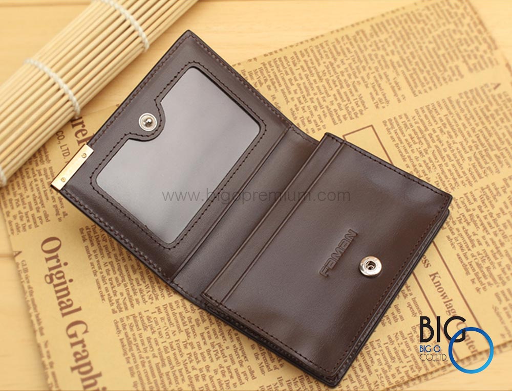 กระเป๋าหนังใส่นามบัตร (Leather Business Card Holder)