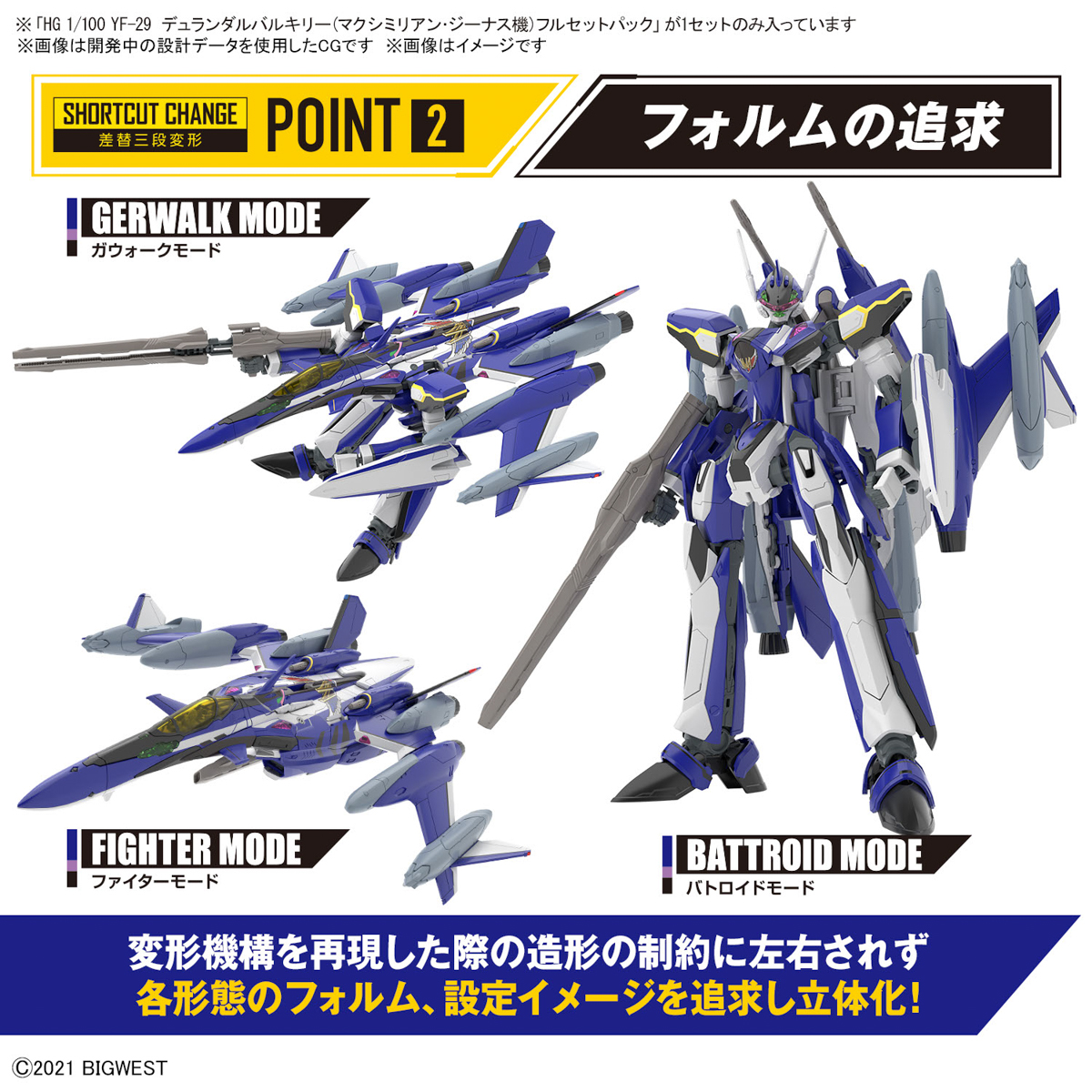 <Preorder ปิดวันที่2/7/2023 > 🔔เปิดรับPreorder มัดจำ 100 บาท HG 1100 YF-29 Durandal Valkyrie (Maximilian Genus) Full Set Pack