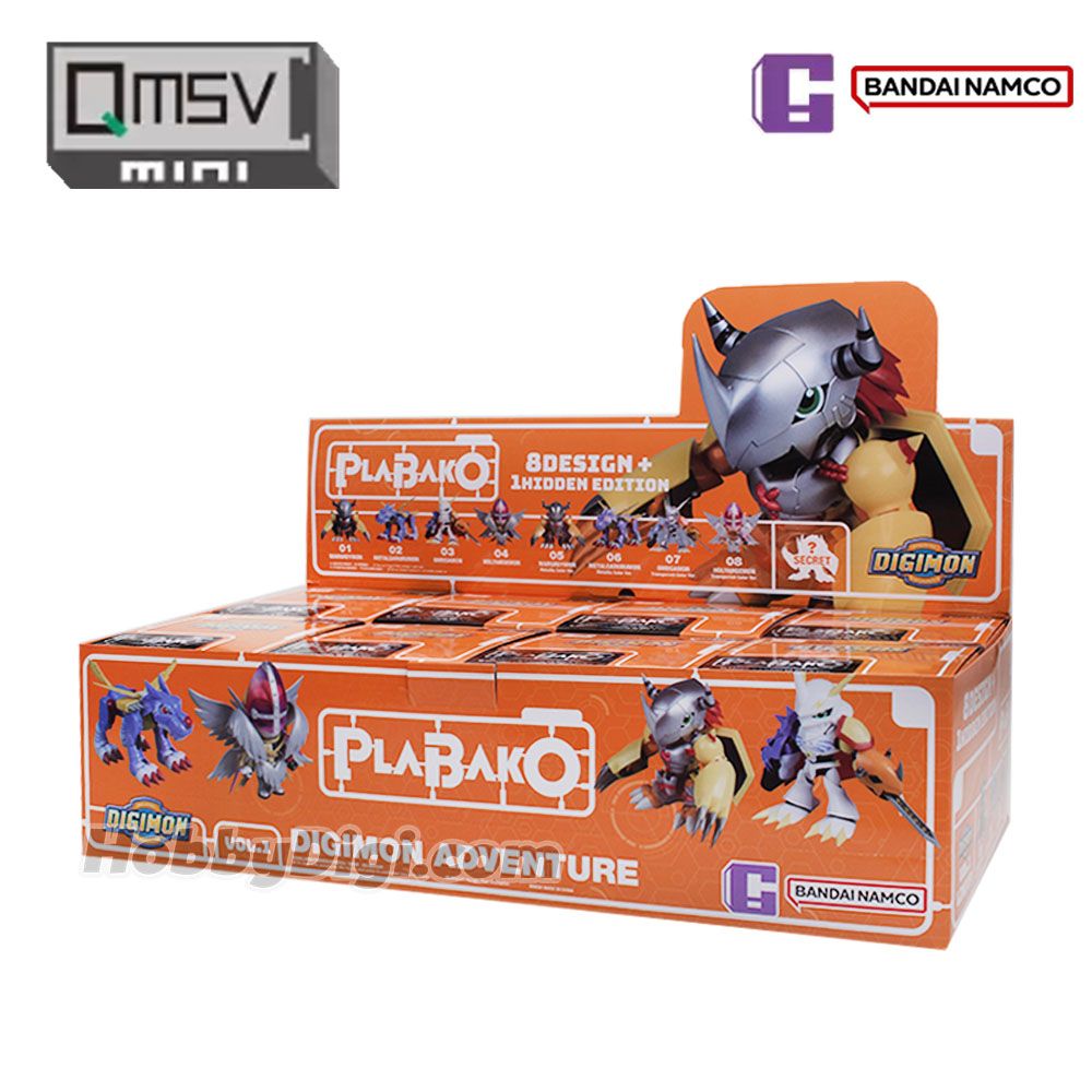 <Preorderภึง 12/7/2025>เปิดรับPreorder มัดจำ 200 บาท ยกกล่อง *Box of 8 ** PLABAKO DIGIMON ADVENTURE VOL.1.** แบบสุ่ม **